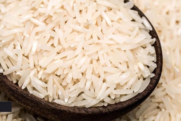 Long grain rice prepared for food service