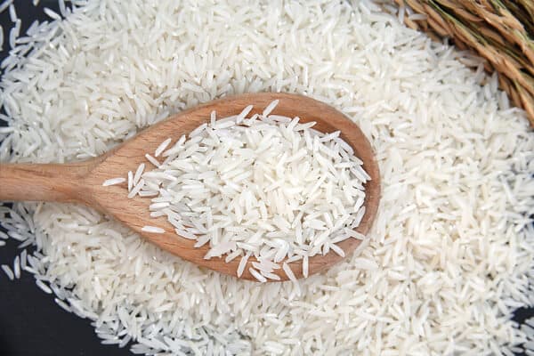 Super Kernel Basmati rice presented for cooking